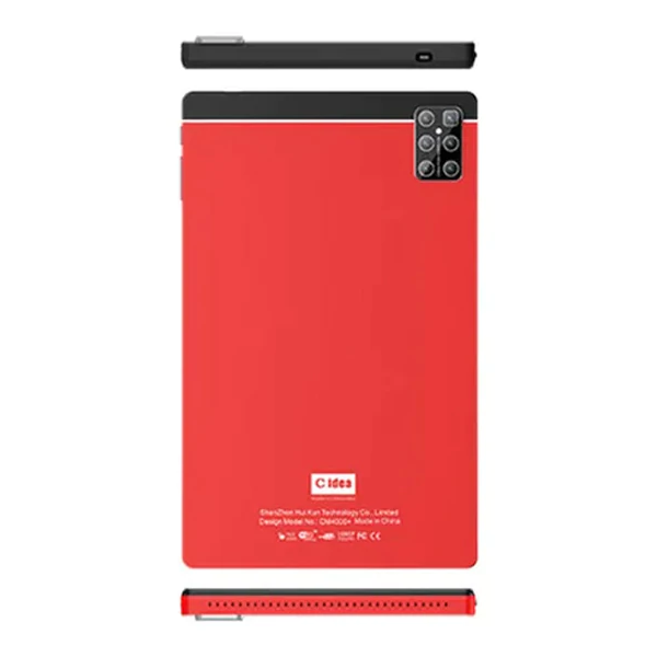 C idea 10 Inch Smart Tablet Cm4000+ Android 6.1 Tablet,Dual Sim,Quad Core, 4GB Ram/128GB Rom,Wifi,Quad-Core,4G-LTE Smart Tablet Pc, Red-11590
