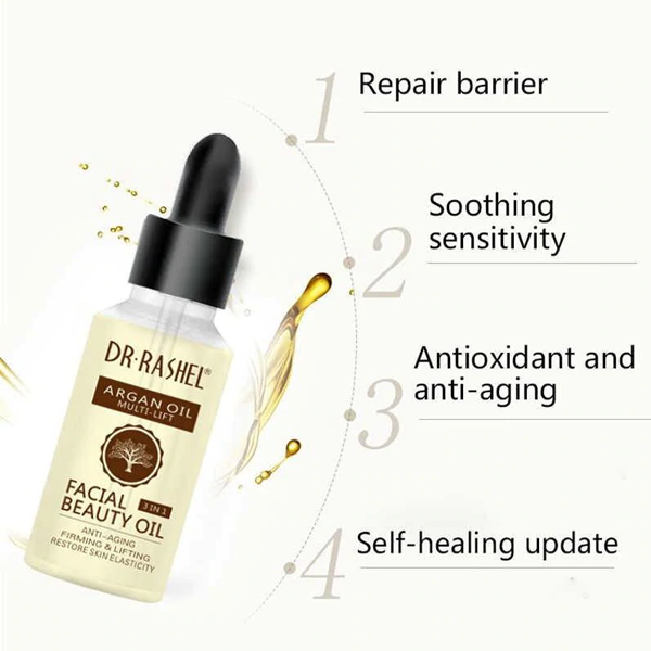 Dr Rashel Argan Oil Multi Lift Facial Beauty Oil 3 in 1 - 30ml-11660