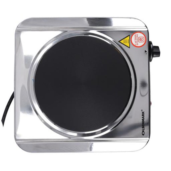 Olsenmark OMHP2395 Single Burner Electric Hot Plate, Silver-3300
