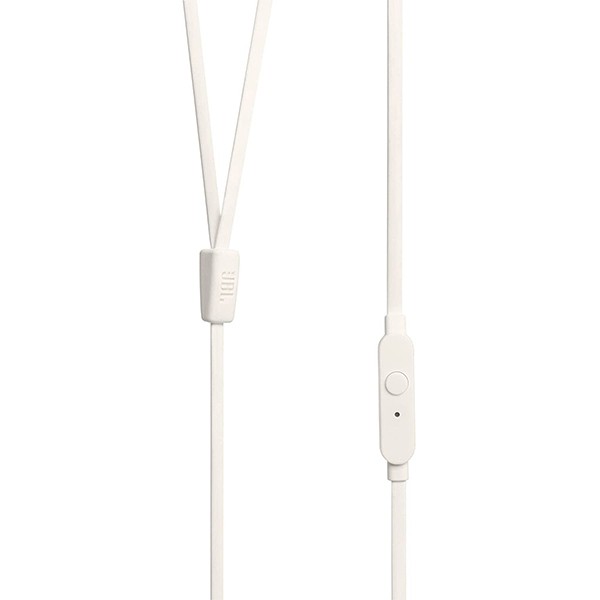JBL Tune 110 in Ear Headphones with Mic White-10188