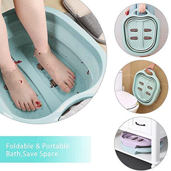 Collapsible And Foldable Foot Spa Massage Tub-10717