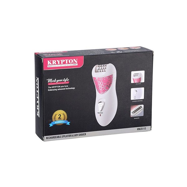 Krypton KNLE5113 2 in 1 Rechargeable Epilator and Lady Shaver-3462