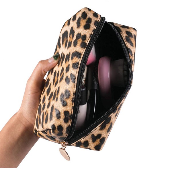 5 Pcs Leopard Design High quality Waterproof PU leather ladies hand bag set-4990