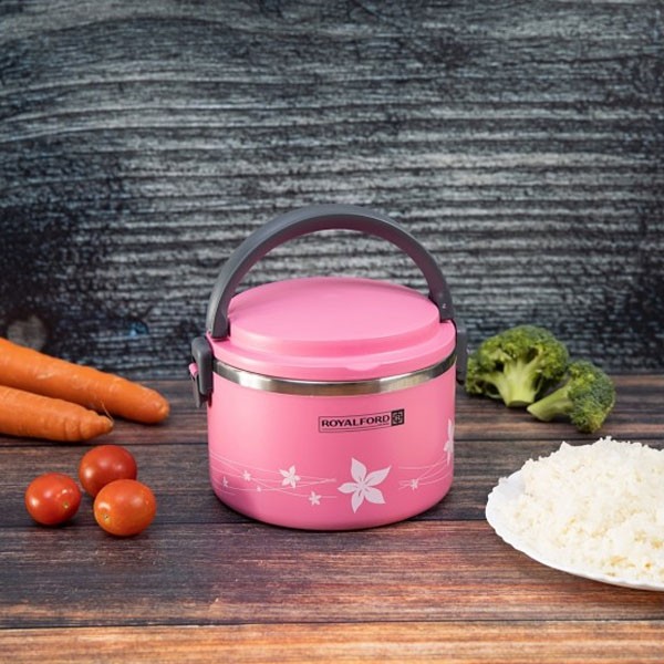 Royalford RF5651 Stainless Steel Lunch Box, 1L-3997