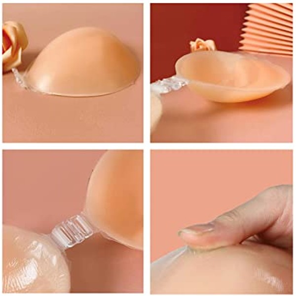 Self Adhesive Invisible Backless Silicon Bra-6835