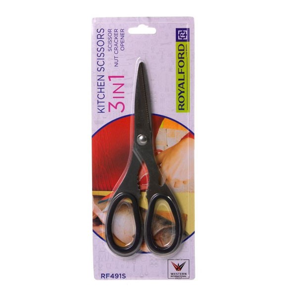 Royalford RF491S Stainless Steel Scissors-3859
