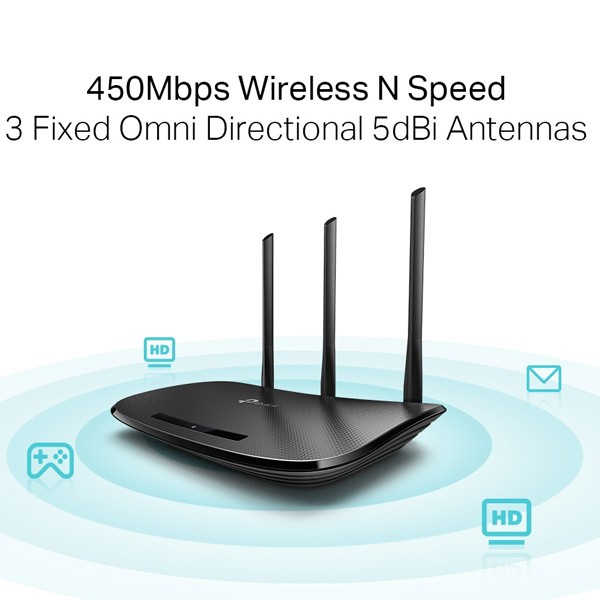 Tp-Link TL-WR940N 450Mbps Wireless N Router-477