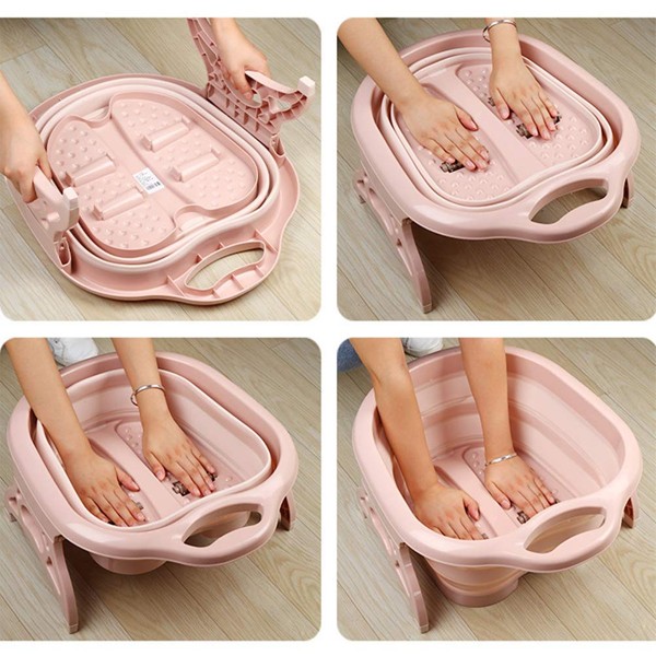 Collapsible And Foldable Foot Spa Massage Tub-5611