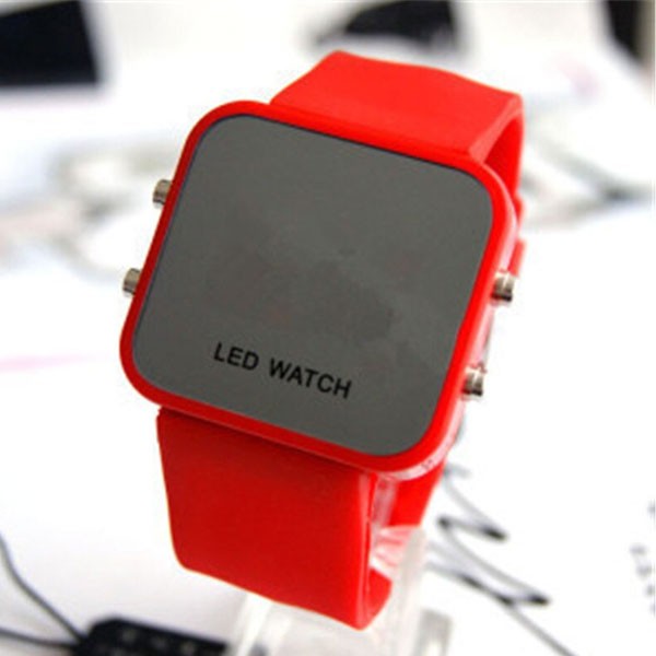 LED Watch Waterproof for Unisex, Assorted Color-4478