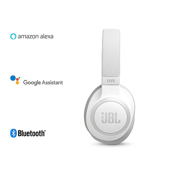 JBL Live Headphone 650 BT NC White-10045
