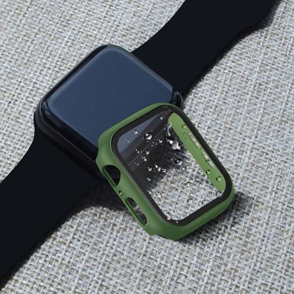 Apple Watch 44mm Strap With Case, Dark Green-3052