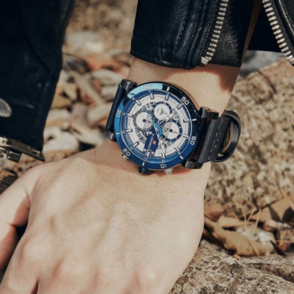 Naviforce 9131 Chronograph Quartz Watch Blue, NF9131-8484
