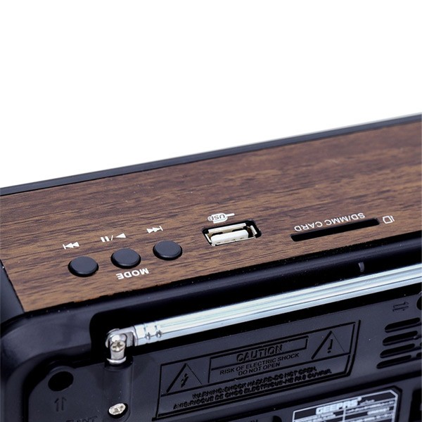 Geepas GR6836 Rechargable 8-Band FM Radio USB Compatible-608