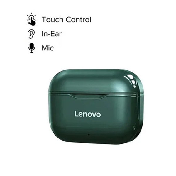 Lenovo LivePods Wireless Bluetooth Earphone, Green-10207