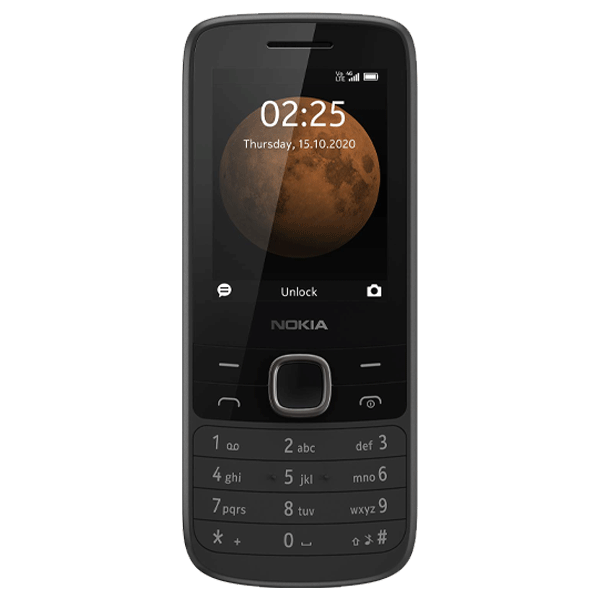 Nokia 225 4G Ta-1279 Dual Sim Gcc Black-11271