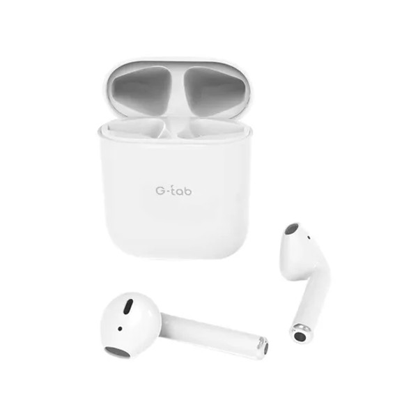 G Tab TW3 Pro In Ear Headphones With Charging Case White-10364