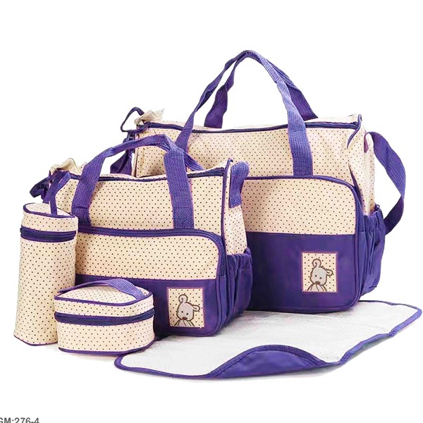 5 In 1 Multifunctional Baby Diaper Bag GM276-4-6539