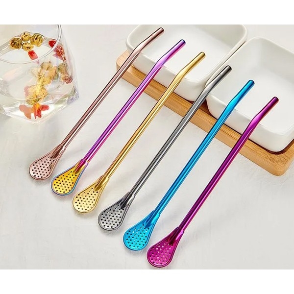 Stainless Steel Straw Spoon -8280
