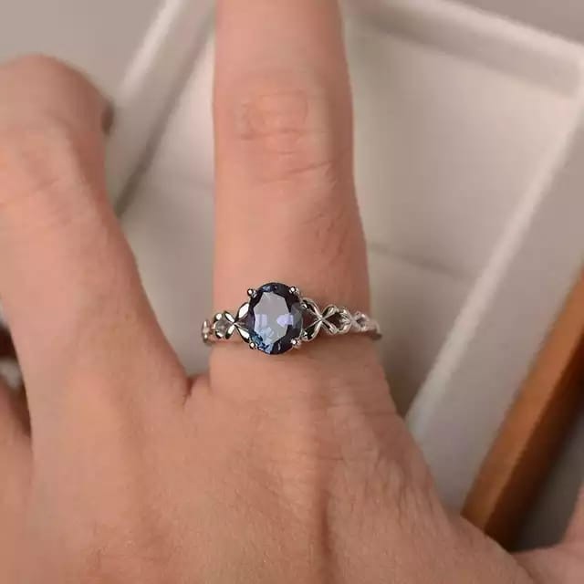 SIGNATURE COLLECTIONS Blue Moon Zircon Ring-4822