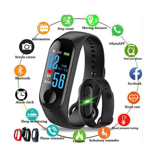 Band 3 Smartwatch Monitor Fitness Tracker,  Heart Rate, Blood Pressure, etc-85