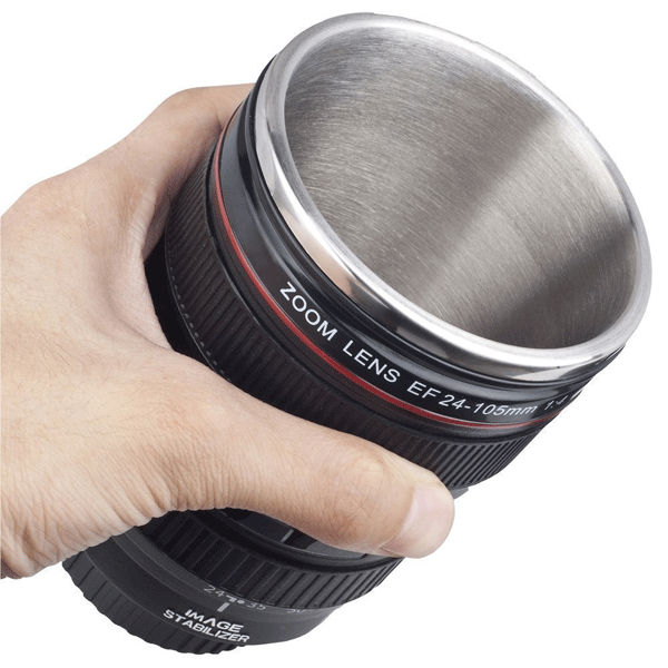 Self Stirring Camera Lense Design Mug-8812