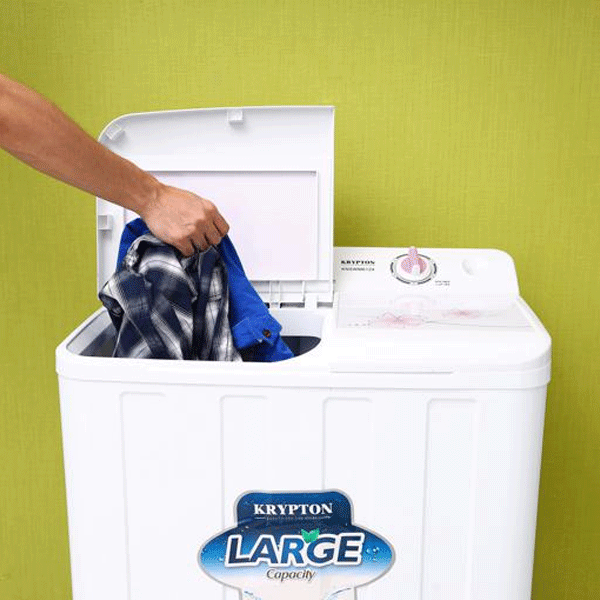 Krypton KNSW6124 Semi-Automatic High Efficient Top Loading Washing Machine 7.5Kg-2778