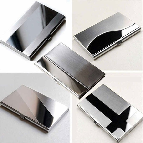 Metal Stainless Steel Business, ID, Credit, Card Holder Case -4505