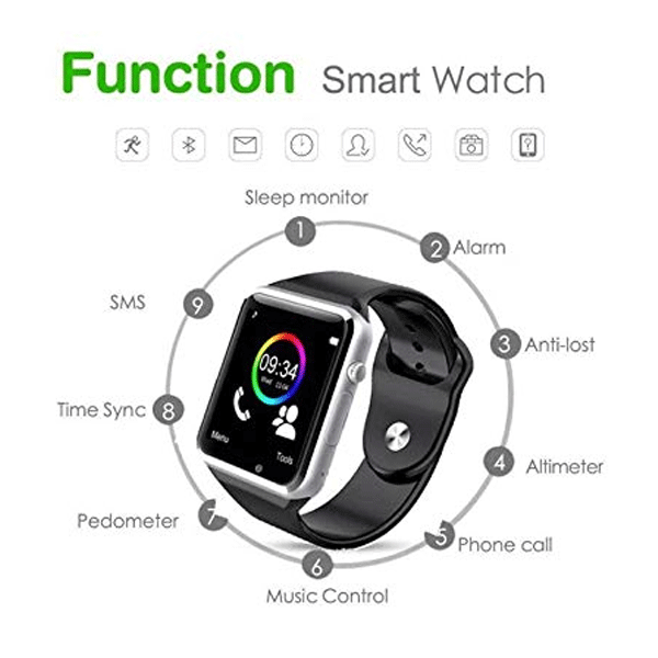 2 In 1 Anti Theft Back Pack With AOne Smart Watch-11474