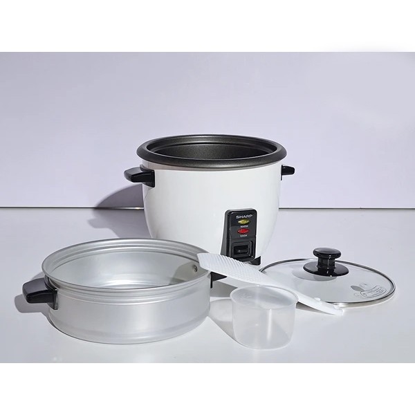 Sharp Rice Cooker 1.0L White KS-H108G-W3-6023