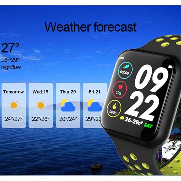 F9 Smart Watch High Quality IP67 Waterproof 15 days long standby Heart rate Blood pressure Support IOS Android-8584