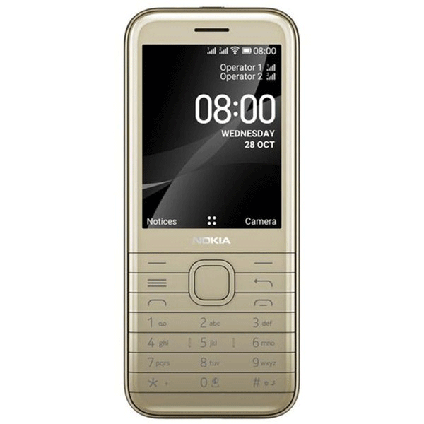 Nokia 8000 4G Ta-1311 Dual Sim Gcc Gold-11339