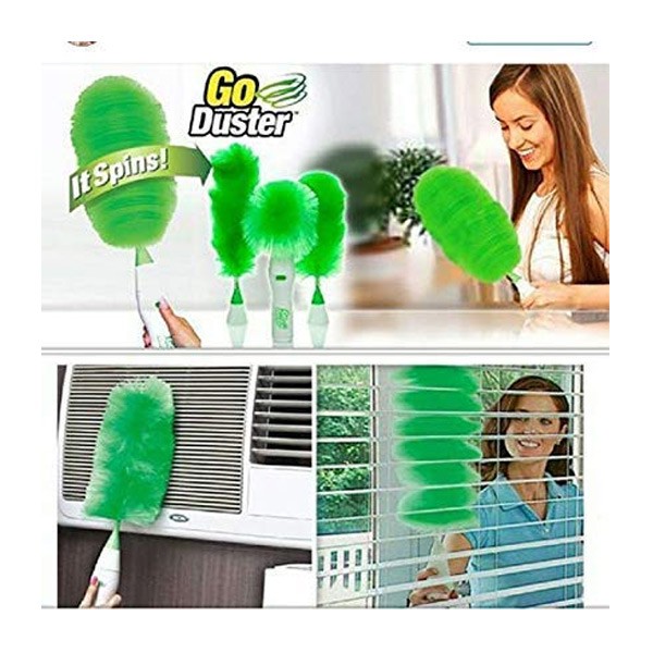 Home Care Electric Feather Multi Function Dust Brush Assorted-78
