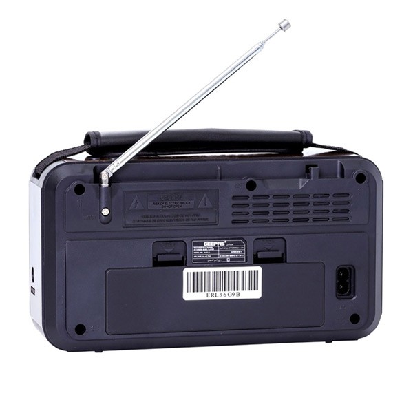 Geepas GR6836 Rechargable 8-Band FM Radio USB Compatible-609