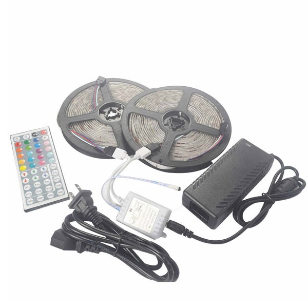 RGB Colourful LED Strip With Remote Control, 5m-4658