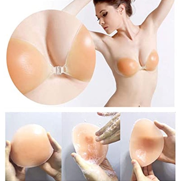 Self Adhesive Invisible Backless Silicon Bra-6838
