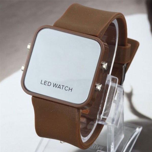 LED Watch Waterproof for Unisex, Assorted Color-4477