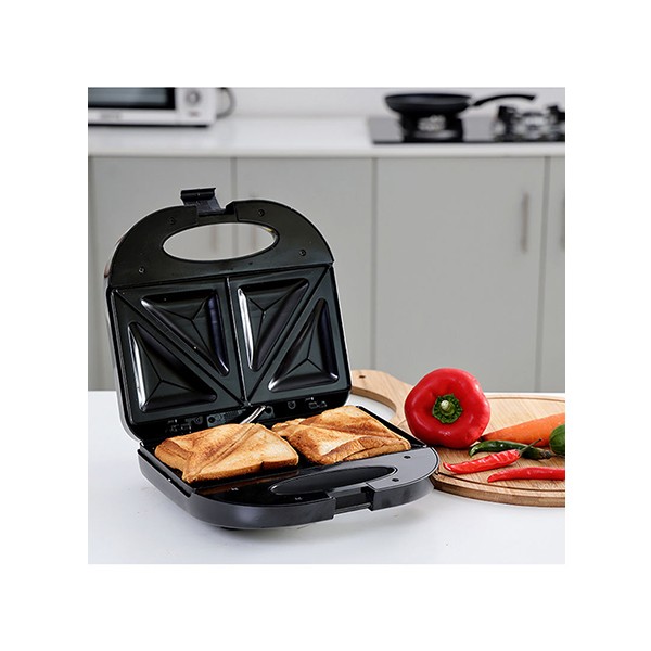 Olsenmark OMGM2321 2 Slice Sandwich Toaster, Black-3169