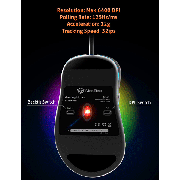 Meetion MT-GM19 Gaming Mouse-9271
