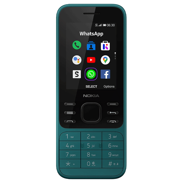 Nokia 6300 4G Ta-1287 Dual Sim Gcc Cyan Blue-11304