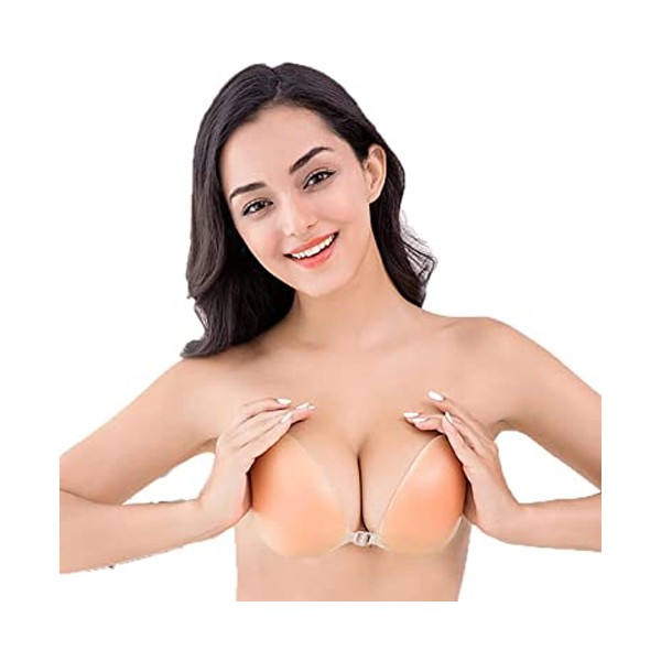 Self Adhesive Invisible Backless Silicon Bra-6836