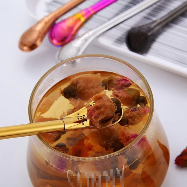 Stainless Steel Straw Spoon -7208