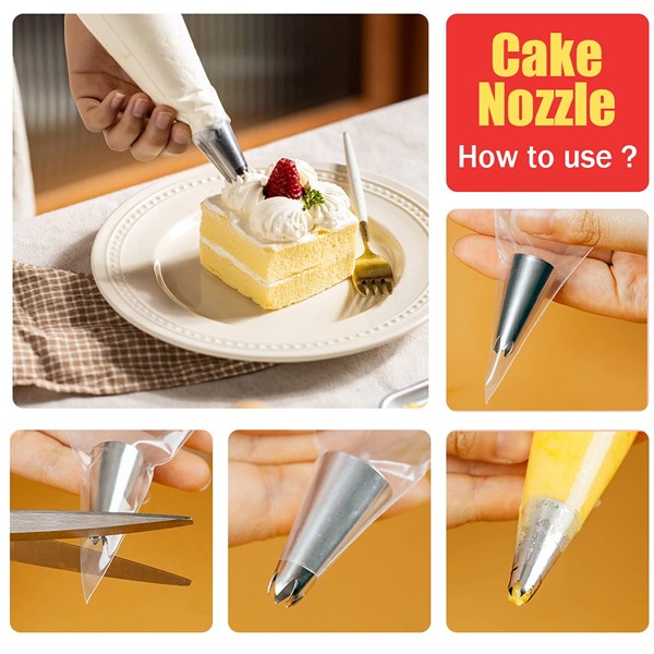18 In 1 Cake Decorating Stainless Steel Nozzles-7735