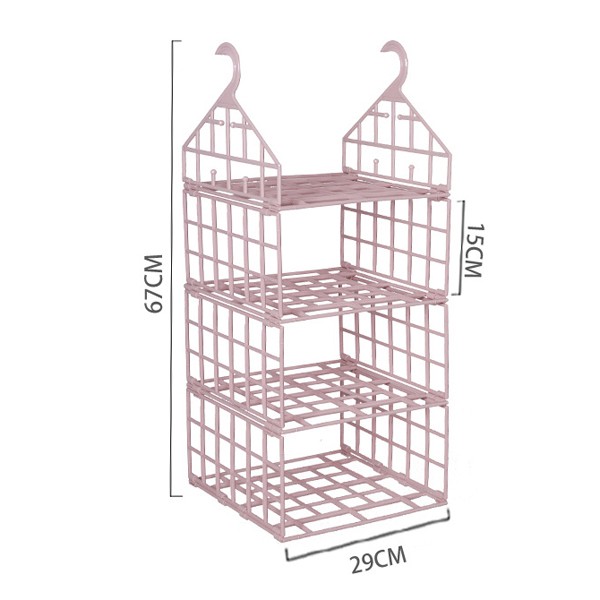 Multilayer Collapsible Clothes Storage Hanging Rack-6772