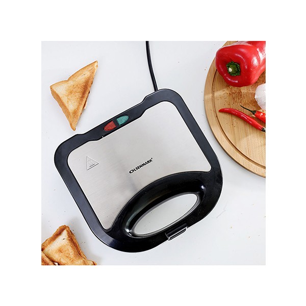 Olsenmark OMGM2321 2 Slice Sandwich Toaster, Black-3167