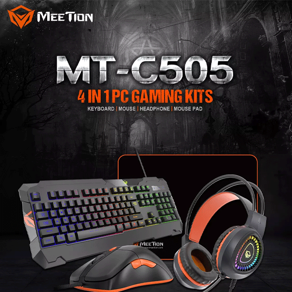 Meetion MT-C505 Kits for PC Gaming 4 in 1 Combo-9236