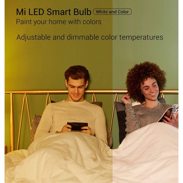 Xiaomi Mi LED Smart Bulb (White & Color) 2-Pack-4529