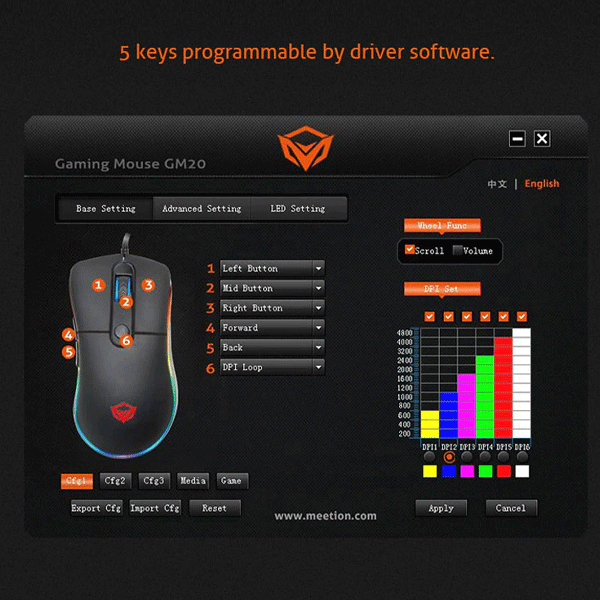 Meetion MT-GM20 Gaming Mouse-9582