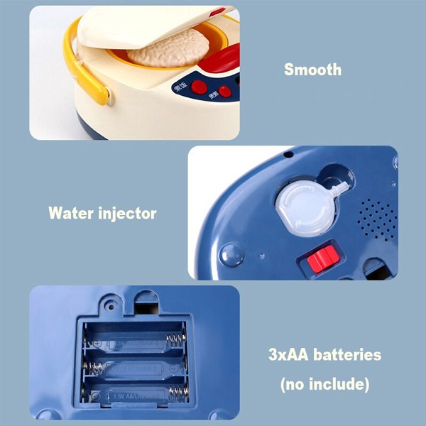 Childrens Simulation Rechargeable Battery Rice Cooker Blue-7544