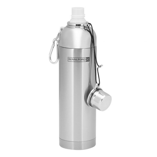 Royalford RF6147 Stainless Steel Vacuum Sports Bottle, 500 mL-4065
