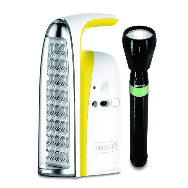 Geepas GEFL4677 Rechargeable LED Lantern & Flashlight-867
